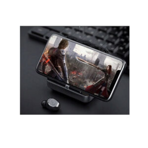 Ασύρματα Ακουστικά Bluetooth με Βάση Φόρτισης TWS F9-5C, Black 6 asirmata akoustika bluetooth me vasi fortisis TWS SPM F9 5c 3