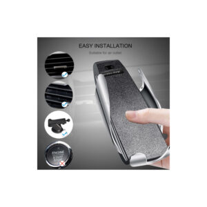 Βάση Κινητού για το Αυτοκίνητο με Κλιπ και Ασύρματη Φόρτιση S5-Sensor-G 5 vasi kinitou gia to aftokinito me klip kai asirmati fortisi S5 SPM S5 Sensor G 5