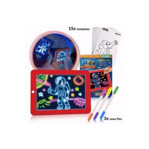 Μαγικός Φωτεινός Πίνακας Ζωγραφικής 3DX9-Red 4 magic pad 3dx91