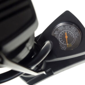 ΑΜΙΟ Τρόμπα ποδιού PU03, με μανόμετρο, 160PSI, μαύρη 2 με μανόμετρο