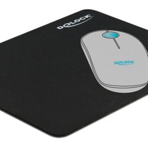 DELOCK mouse pad 12005, 22x18x0.2cm, μαύρο 2 22x18x0.2cm