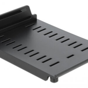 DELOCK βάση κινητών & tablet 18366, έως 6 συσκευές, μαύρη 3 μαύρη