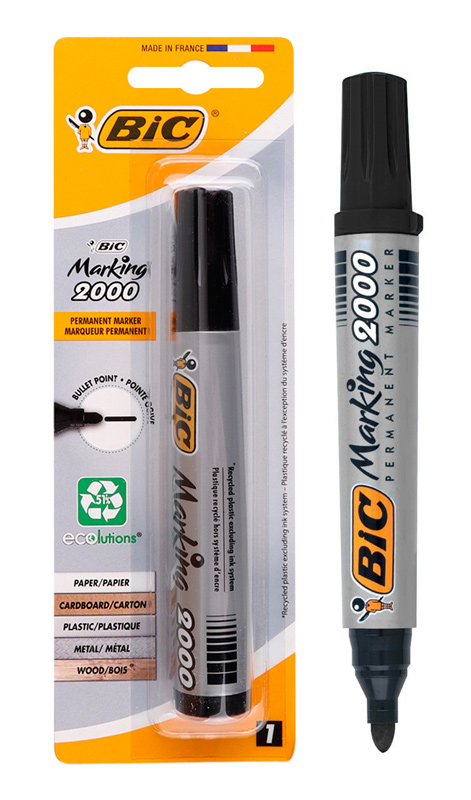 BIC ανεξίτηλος μαρκαδόρος 2000 BIC ανεξίτηλος μαρκαδόρος 2000