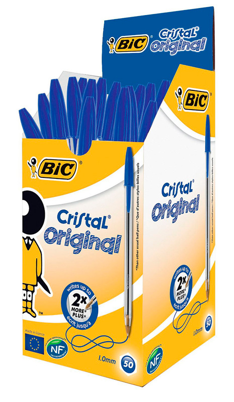 BIC στυλό διαρκείας Cristal με μύτη 1mm BIC στυλό διαρκείας Cristal με μύτη 1mm