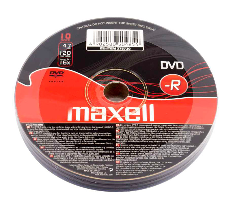 MAXELL DVD-R 4.7GB/120min MAXELL DVD-R 4.7GB/120min