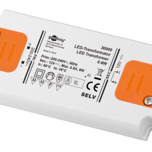 GOOBAY μετασχηματιστής LED 30000, 12V, 6W, IP20 1 GOOBAY μετασχηματιστής LED 30000