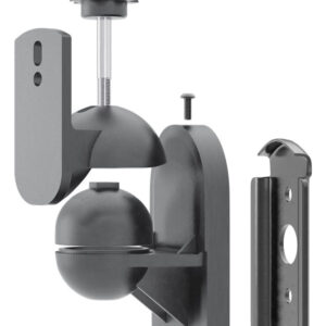 GOOBAY επιτοίχια βάση ηχείων 49393, έως 3.5kg, μαύρο 4 49393 2