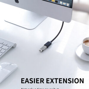 CABLETIME καλώδιο προέκτασης USB CT-AMAFN, 5Gbps, 1m, μαύρο 3 1m