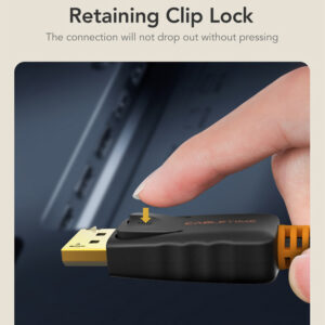 CABLETIME καλώδιο DisplayPort CT-01G, 4K/60Hz, 1m, μαύρο 4 μαύρο