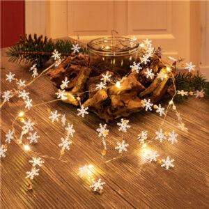 GOOBAY LED λαμπάκια με νιφάδες χιονιού 57948, 3000K, 1.3m, 5lm, 10 LED 2 3000K