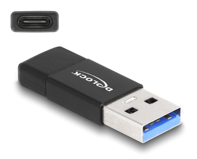DELOCK αντάπτορας USB 3.2 Gen 2 σε USB-C 60001 DELOCK αντάπτορας USB 3.2 Gen 2 σε USB-C 60001