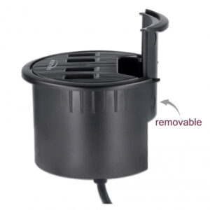 DELOCK USB hub 64153, 4x θυρών, 5Gbps, Φ60mm, USB σύνδεση, μαύρο 4 Φ60mm