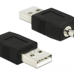 DELOCK Αντάπτορας USB 2.0 σε Stereo Jack 3.5mm 66069, μαύρο