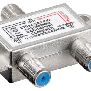 GOOBAY SAT-TV combiner 67054, 0.15 MHz - 2400MHz, 100dB 2 67054 2