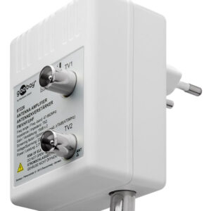 GOOBAY ενισχυτής κεραίας 67226, 2 συσκευές, DVB-T DVB-T2 DVB-C, λευκός 2 2 συσκευές