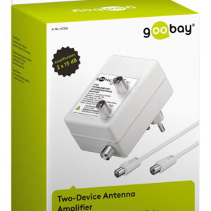 GOOBAY ενισχυτής κεραίας 67226, 2 συσκευές, DVB-T DVB-T2 DVB-C, λευκός 4 λευκός