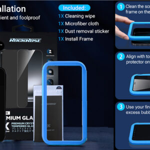 ROCKROSE tempered glass 2.5D Sapphire Crystal Clear, iPhone 13 mini 3 6973135544869 2