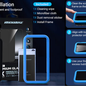 ROCKROSE tempered glass 2.5D Sapphire Full Cover για iPhone 13 mini 3 6973135544944 2