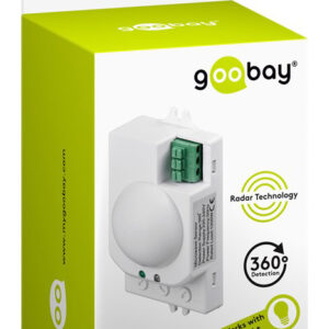 GOOBAY Microwave ανιχνευτής κίνησης 96011, εσωτ. χρήση, 360° 8m, λευκό 2 εσωτ. χρήση