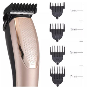 HTC ασύρματη κουρευτική μηχανή AT-1210A, 4 μήκη κοπής, ροζ χρυσό 2 4 μήκη κοπής