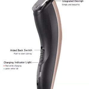 HTC ασύρματη κουρευτική μηχανή AT-1210A, 4 μήκη κοπής, ροζ χρυσό 3 ροζ χρυσό