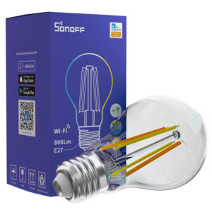 SONOFF Smart λάμπα LED Filament B02-F-A60, Wi-Fi, 7W, E27, 2200K-6500K 4 E27