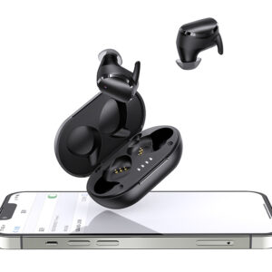 USAMS earphones με θήκη φόρτισης LX08, True Wireless, μαύρα 3 μαύρα