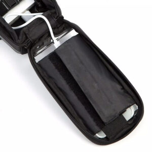 Τσαντάκι ποδηλάτου BIKE-0007, με θήκη κινητού 6.2", μαύρο 3 μαύρο