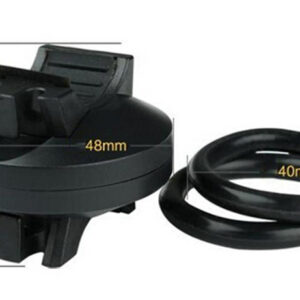 Βάση για φωτισμό ποδηλάτου BIKE-0020, περιστρεφόμενη, μαύρη 3 μαύρη