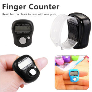 Ψηφιακός μετρητής χειρός BIKE-0041, 3.4 x 2.7 x 1.3cm, μαύρος 2 3.4 x 2.7 x 1.3cm