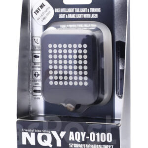 Έξυπνος οπίσθιος φωτισμός ποδηλάτου BIKE-0034, LED, μπαταρία, USB, μαύρο 4 USB