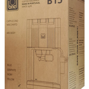 BRIEL μηχανή espresso B15, 20 bar, μπεζ 4 BRL B15 IVR 3