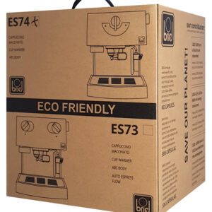 BRIEL μηχανή espresso ES74, 20 bar, μαύρη 3 μαύρη