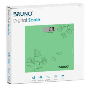 BRUNO ψηφιακή ζυγαριά BRN-0054, έως 180kg, πράσινη 2 έως 180kg