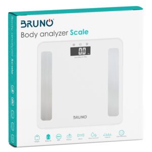 BRUNO ψηφιακή ζυγαριά με λιπομετρητή BRN-0057, έως 180kg, λευκή 2 έως 180kg