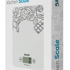 BRUNO ψηφιακή ζυγαριά κουζίνας BRN-0060, έως 5kg, λευκή 2 έως 5kg