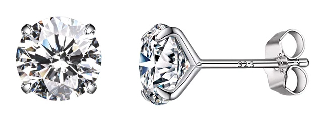 BAMOER σκουλαρίκια καρφωτά BSE166 με κυβική ζιρκόνια BAMOER σκουλαρίκια καρφωτά BSE166 με κυβική ζιρκόνια