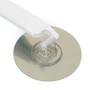 Κρεμάστρα τοίχου για κουζίνα-μπάνιο BTHU-0013, 29 x 6cm, λευκή 3 λευκή