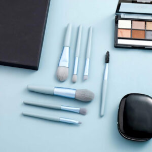 ROXXANI σετ πινέλων μακιγιάζ BTHU-0015, μπλε, 8τμχ 2 μπλε