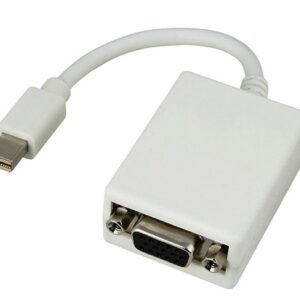 POWERTECH αντάπτορας mini DisplayPort σε VGA CAB-DP015, 0.20m, λευκός 1 CAB DP015