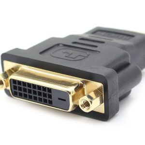 POWERTECH αντάπτορας HDMI αρσενικό σε DVI 24+1 θηλυκό CAB-H028, μαύρος