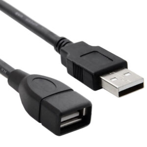 POWERTECH καλώδιο προέκτασης USB CAB-U011, 480Mbps, 1.5m, μαύρο