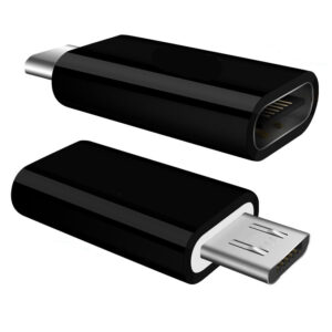 POWERTECH αντάπτορας Micro USB σε USB-C θηλυκό CAB-UC020, OTG, μαύρος