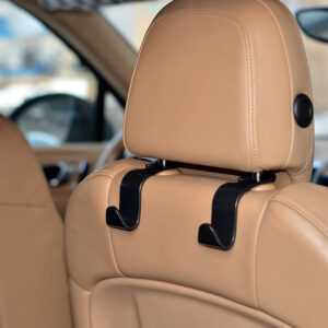 Κρεμάστρα αυτοκινήτου CAR-0007 για το προσκέφαλο, μαύρη, 2τμχ 3 2τμχ