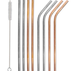 Σετ μεταλλικά καλαμάκια & βουρτσάκι καθαρισμού CLN-0021, 9τμχ 1 Σετ μεταλλικά καλαμάκια & βουρτσάκι καθαρισμού CLN-0021