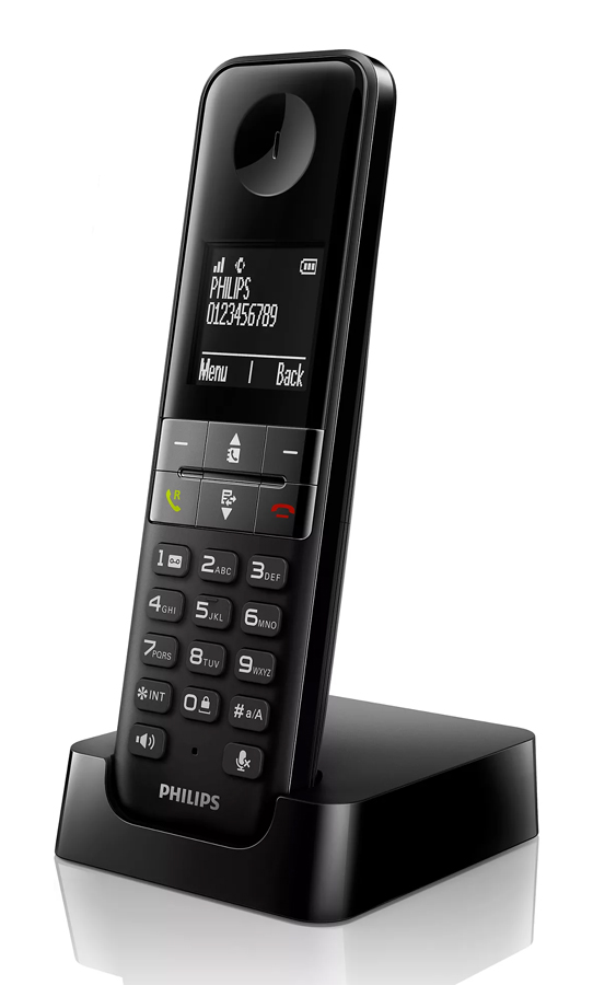 PHILIPS ασύρματο τηλέφωνο D4701B/34 PHILIPS ασύρματο τηλέφωνο D4701B/34