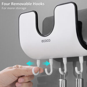 ECOCO βάση τοίχου για κουζίνα E1813, 20 x 9.5 x 12.5cm, λευκή-γκρι 3 λευκή-γκρι