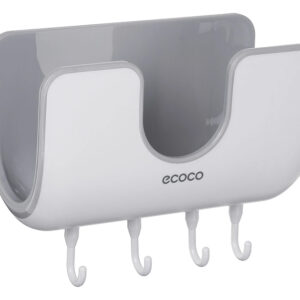 ECOCO βάση τοίχου για κουζίνα E1813, 20 x 9.5 x 12.5cm, λευκή-γκρι 1 ECOCO βάση τοίχου για κουζίνα E1813