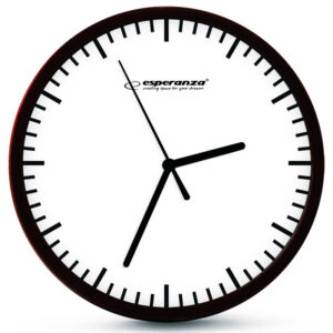 ESPERANZA Ρολόι τοίχου Budapest EHC010W, 20cm, λευκό