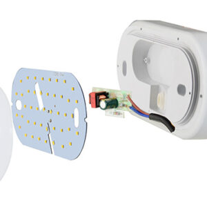 POWERTECH LED φωτιστικό τοίχου EXTL-0004, 10W, 4000k cool white, λευκό 2 10W